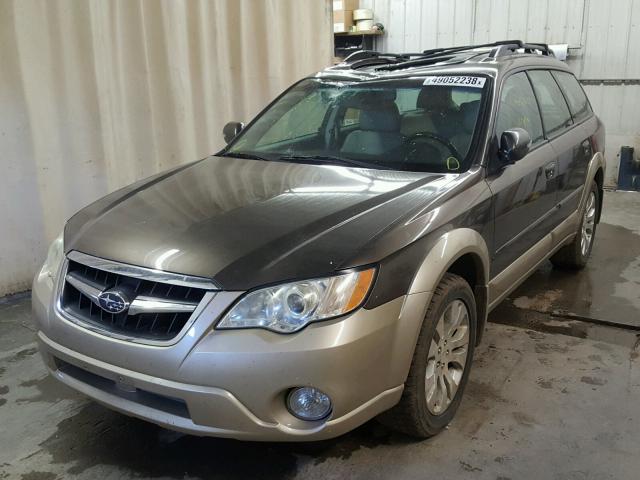 4S4BP86C184309934 - 2008 SUBARU OUTBACK 3. BROWN photo 2