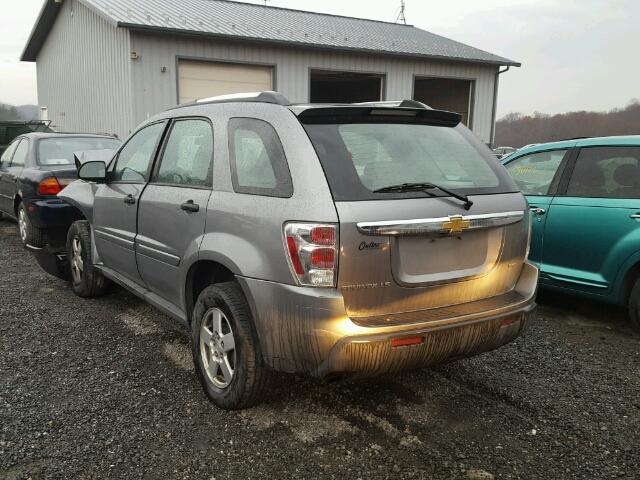 2CNDL23F066209982 - 2006 CHEVROLET EQUINOX LS GRAY photo 3