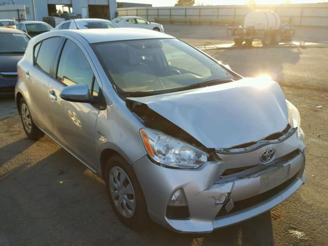 JTDKDTB34C1020479 - 2012 TOYOTA PRIUS C SILVER photo 1