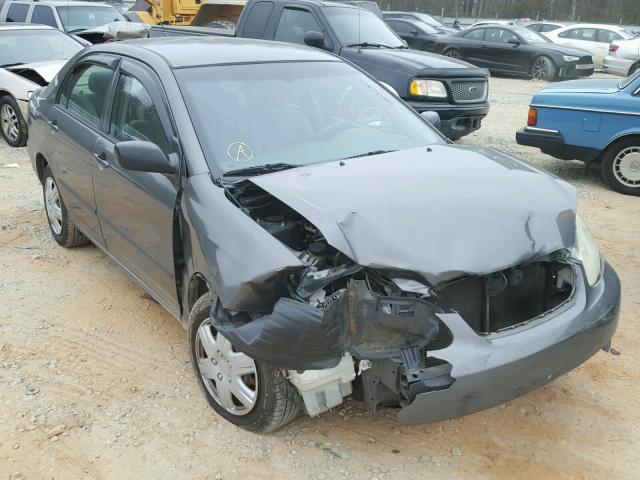 2T1BR32E67C767151 - 2007 TOYOTA COROLLA CE GRAY photo 1