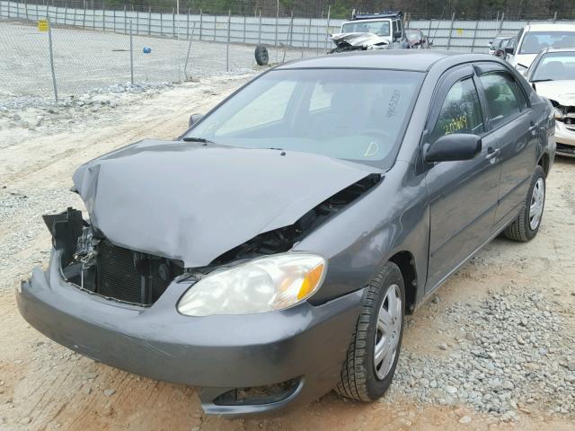 2T1BR32E67C767151 - 2007 TOYOTA COROLLA CE GRAY photo 2