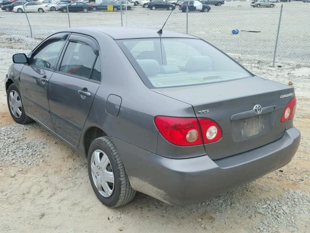 2T1BR32E67C767151 - 2007 TOYOTA COROLLA CE GRAY photo 3