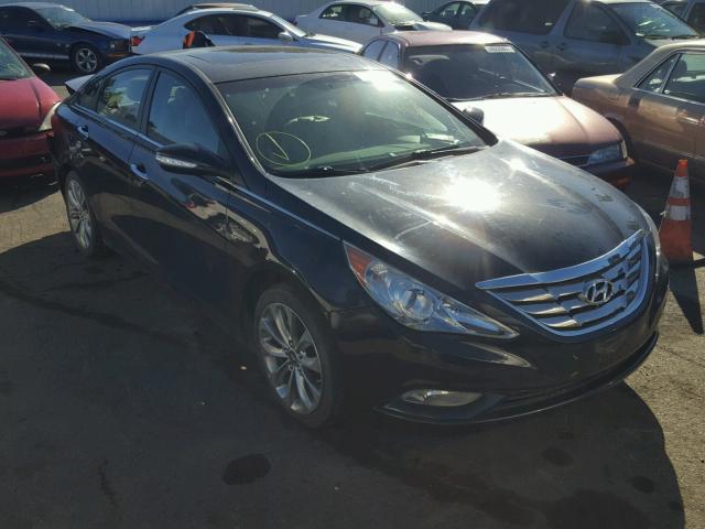 5NPEC4AB2BH194198 - 2011 HYUNDAI SONATA SE BLACK photo 1