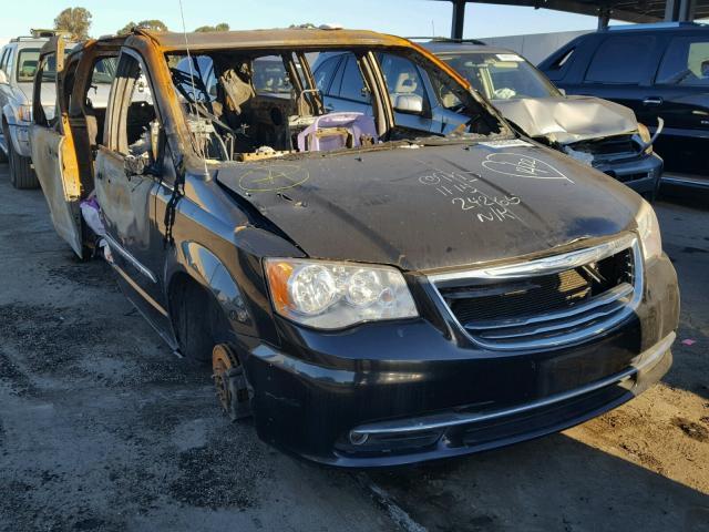 2C4RC1BG5DR518874 - 2013 CHRYSLER TOWN & COU BLACK photo 1