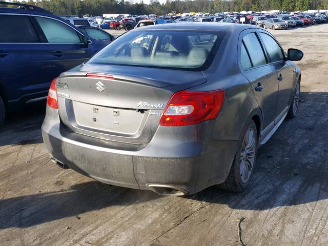 JS2RF9A86B6110653 - 2011 SUZUKI KIZASHI SP GRAY photo 4