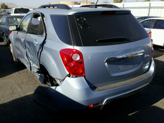 2GNALCEK7F6279073 - 2015 CHEVROLET EQUINOX LT SILVER photo 3