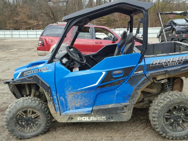 3NSRGE998GH863290 - 2016 POLARIS GENERAL 10 BLUE photo 9