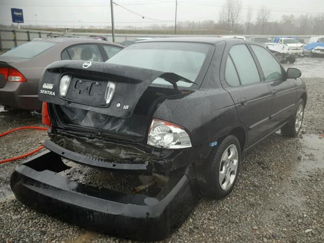 3N1CB51D66L617939 - 2006 NISSAN SENTRA 1.8 BLACK photo 4