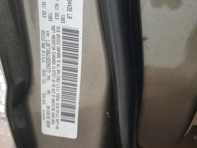 1J8FT48W18D694373 - 2008 JEEP PATRIOT LI TAN photo 10