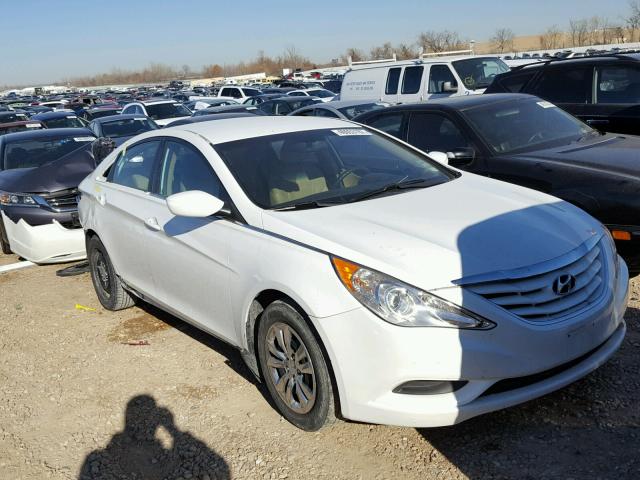 5NPEB4AC6CH339272 - 2012 HYUNDAI SONATA GLS WHITE photo 1