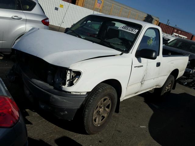 5TENL42N83Z261409 - 2003 TOYOTA TACOMA WHITE photo 2