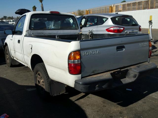 5TENL42N83Z261409 - 2003 TOYOTA TACOMA WHITE photo 3