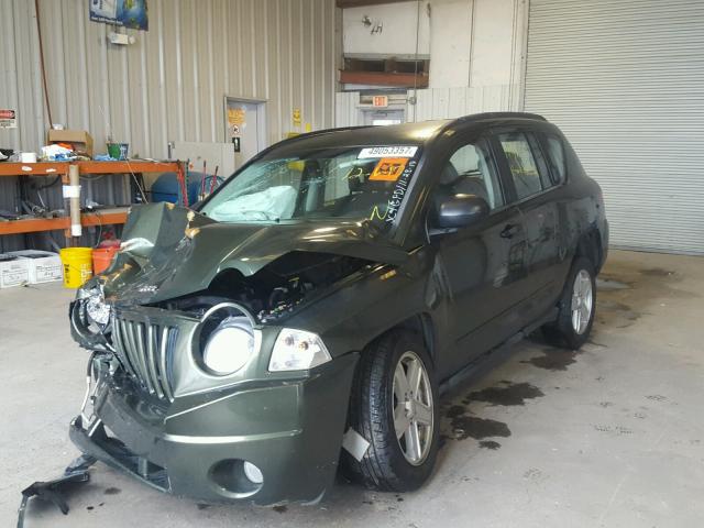 1J4FT47A39D228615 - 2009 JEEP COMPASS SP GREEN photo 2