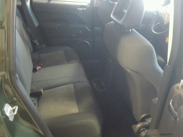 1J4FT47A39D228615 - 2009 JEEP COMPASS SP GREEN photo 6