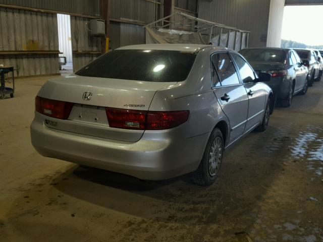 1HGCM56195A187532 - 2005 HONDA ACCORD DX SILVER photo 4