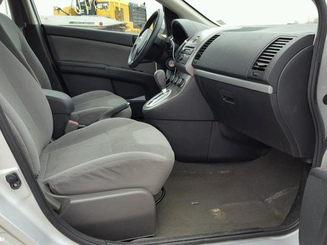 3N1AB6AP6AL679566 - 2010 NISSAN SENTRA 2.0 SILVER photo 5