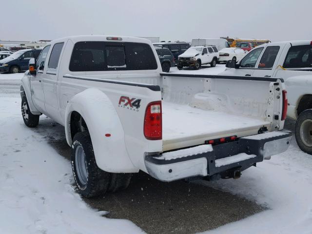 1FT8W4DT4DEB84347 - 2013 FORD F450 SUPER WHITE photo 3