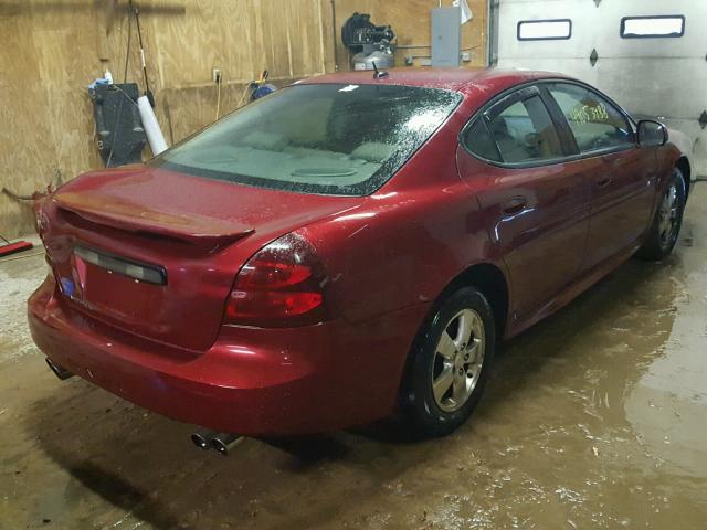 2G2WP552171189144 - 2007 PONTIAC GRAND PRIX მუქწითელი ფოტო 4