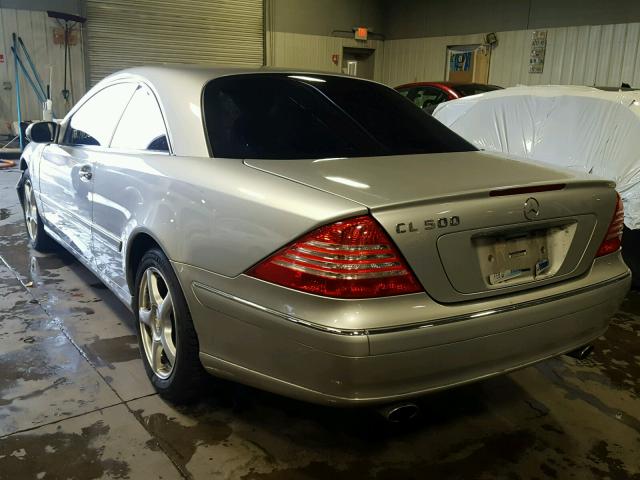 WDBPJ75J95A043922 - 2005 MERCEDES-BENZ CL 500 SILVER photo 3