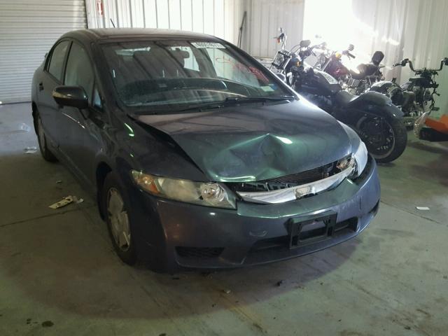 JHMFA3F28AS004061 - 2010 HONDA CIVIC HYBR BLUE photo 1