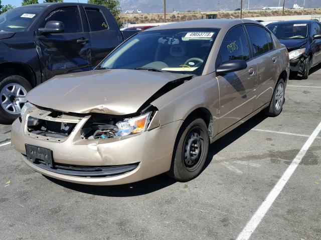 1G8AJ55F87Z137568 - 2007 SATURN ION LEVEL GOLD photo 2