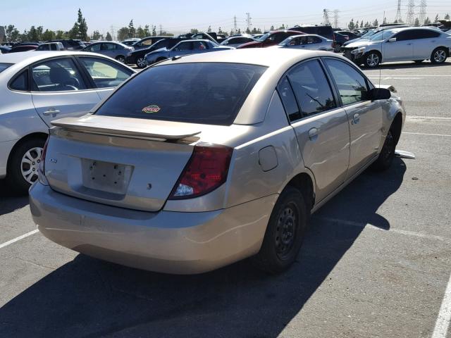 1G8AJ55F87Z137568 - 2007 SATURN ION LEVEL GOLD photo 4