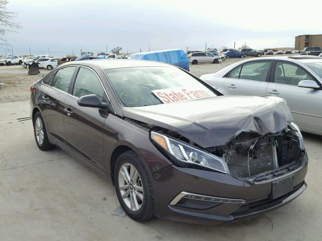 5NPE24AF6FH067417 - 2015 HYUNDAI SONATA SE CHARCOAL photo 1