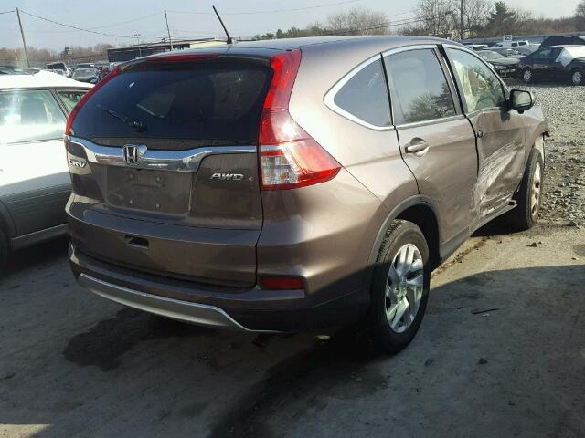 2HKRM4H58GH605335 - 2016 HONDA CR-V EX GRAY photo 4