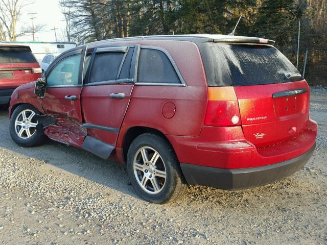 2A8GM48LX7R220182 - 2007 CHRYSLER PACIFICA RED photo 3