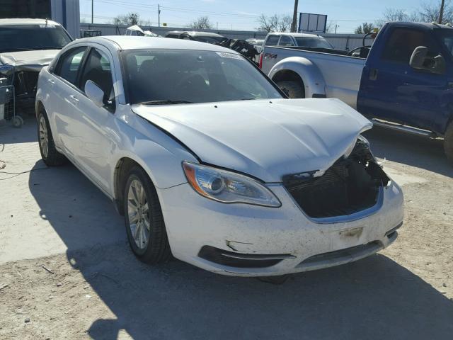 1C3CCBBB3CN303185 - 2012 CHRYSLER 200 TOURIN WHITE photo 1