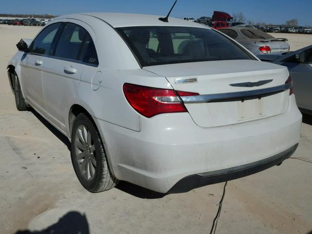 1C3CCBBB3CN303185 - 2012 CHRYSLER 200 TOURIN WHITE photo 3