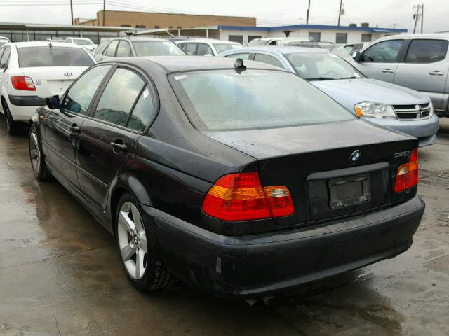 WBAEV33454KR33309 - 2004 BMW 325 I BLACK photo 3