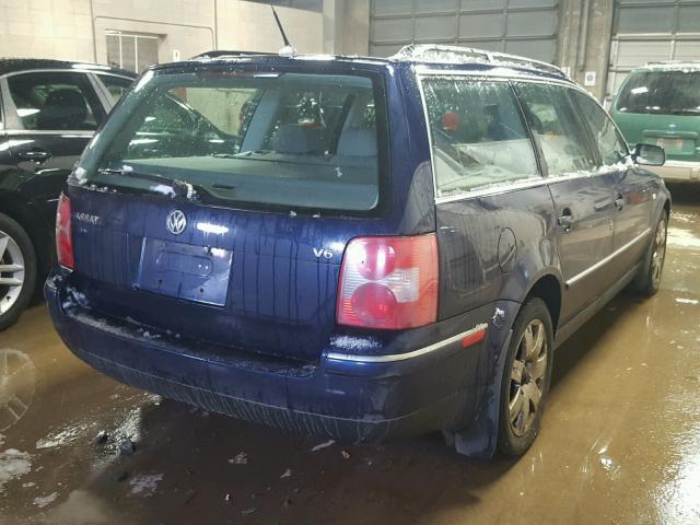 WVWWH63B73E411390 - 2003 VOLKSWAGEN PASSAT GLX 蓝色 照片 4