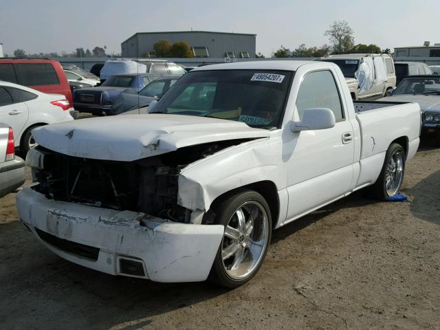 3GCEC14X76G273483 - 2006 CHEVROLET SILVERADO WHITE photo 2