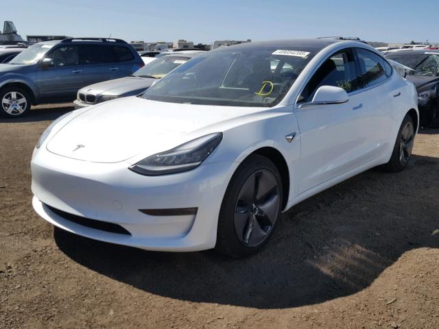 5YJ3E1EA2JF044896 - 2018 TESLA MODEL 3 თეთრი ფოტო 2