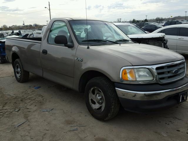 1FTRF17242NA19949 - 2002 FORD F150 TAN photo 1