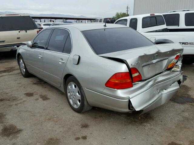 JTHBN30F520071597 - 2002 LEXUS LS 430 SILVER photo 3