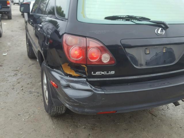 JT6HF10UXY0153725 - 2000 LEXUS RX 300 BLACK photo 9