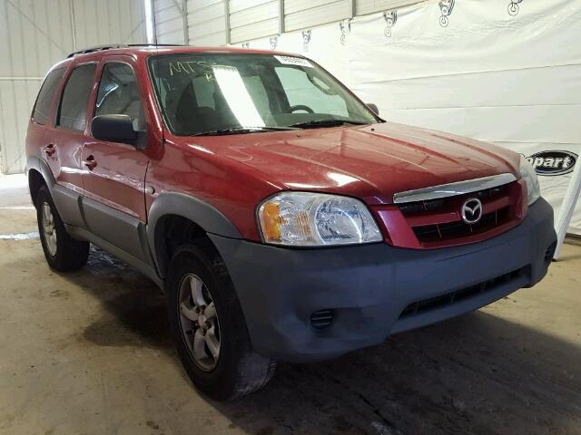 4F2YZ02ZX6KM14842 - 2006 MAZDA TRIBUTE I BURGUNDY photo 1