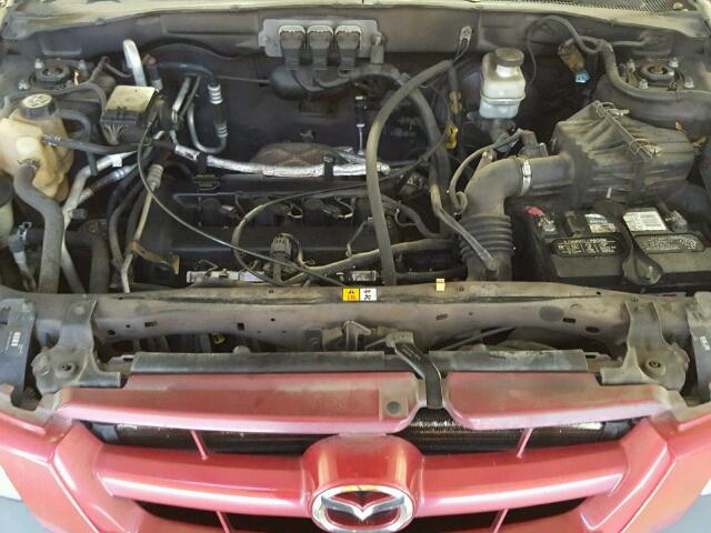 4F2YZ02ZX6KM14842 - 2006 MAZDA TRIBUTE I BURGUNDY photo 7