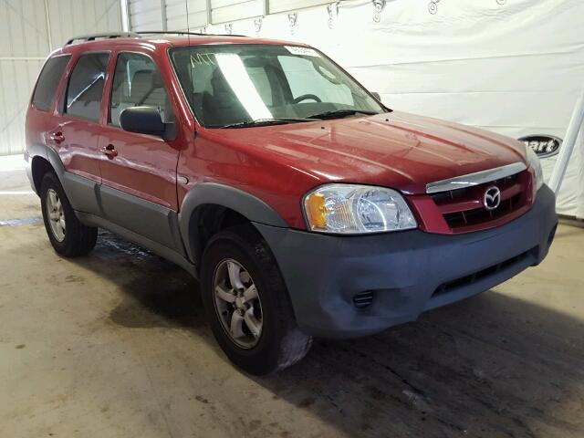 4F2YZ02ZX6KM14842 - 2006 MAZDA TRIBUTE I BURGUNDY photo 9