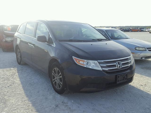 5FNRL5H65CB115686 - 2012 HONDA ODYSSEY EX BLACK photo 1