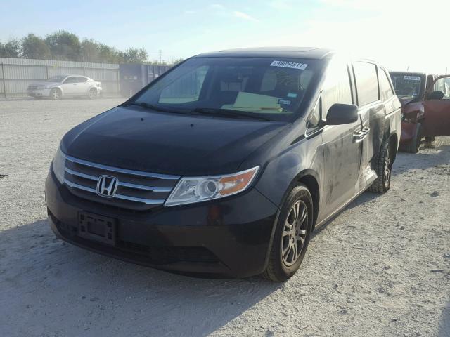 5FNRL5H65CB115686 - 2012 HONDA ODYSSEY EX BLACK photo 2