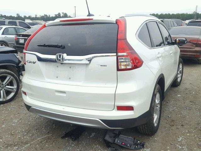 5J6RM3H73GL030109 - 2016 HONDA CR-V EXL WHITE photo 4