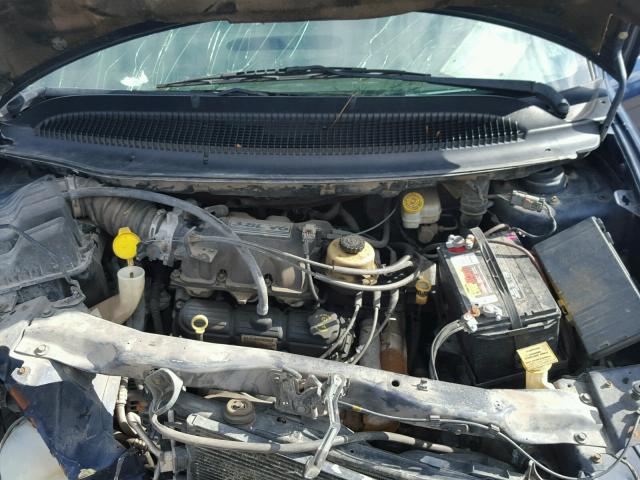 2D4GP44L45R198538 - 2005 DODGE GRAND CARA BLUE photo 7