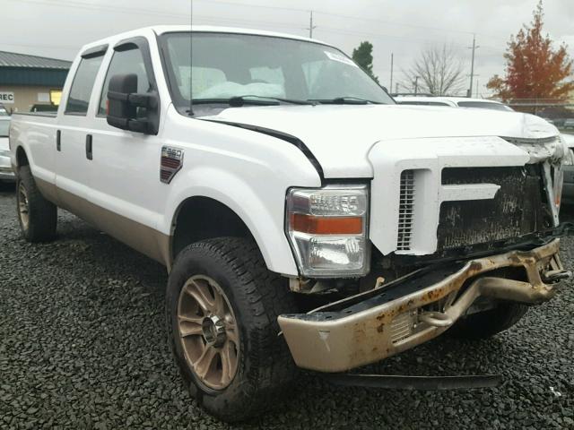 1FTSW21R18EB62069 - 2008 FORD F250 SUPER WHITE photo 1