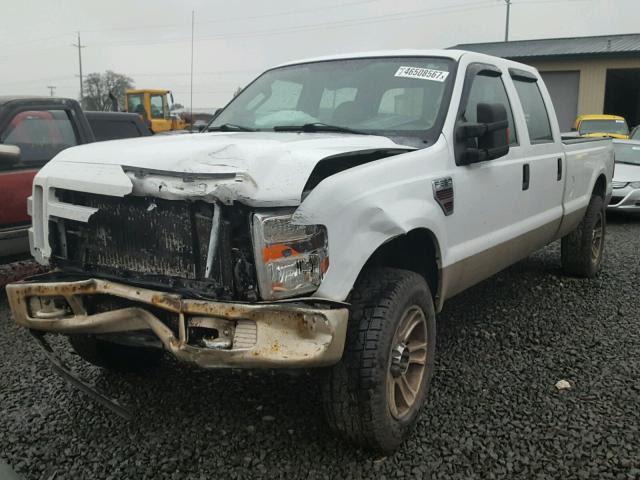 1FTSW21R18EB62069 - 2008 FORD F250 SUPER WHITE photo 2