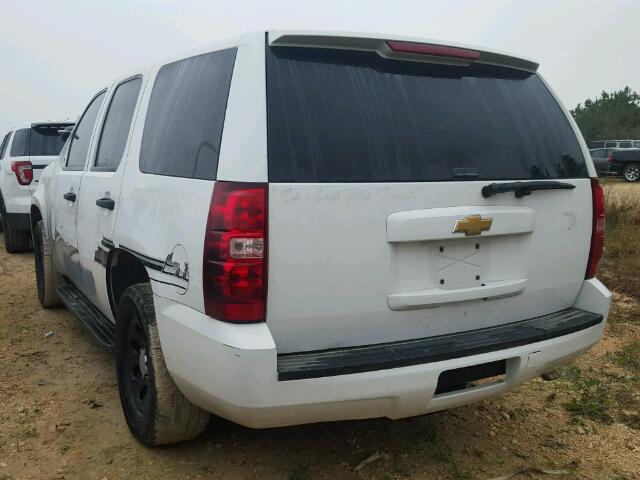 1GNLC2E02DR348741 - 2013 CHEVROLET TAHOE POLI WHITE photo 3