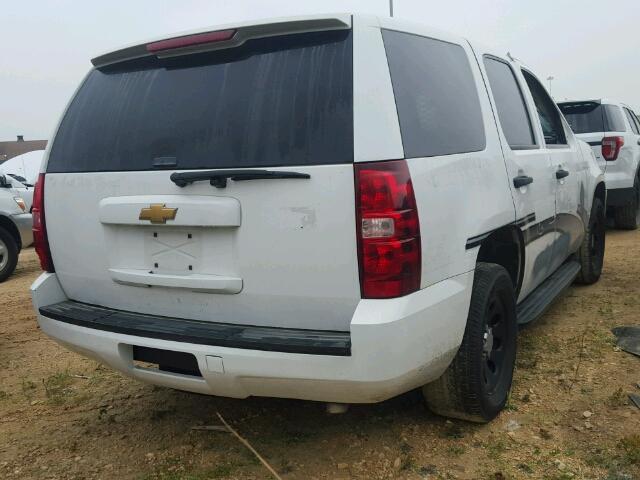 1GNLC2E02DR348741 - 2013 CHEVROLET TAHOE POLI WHITE photo 4