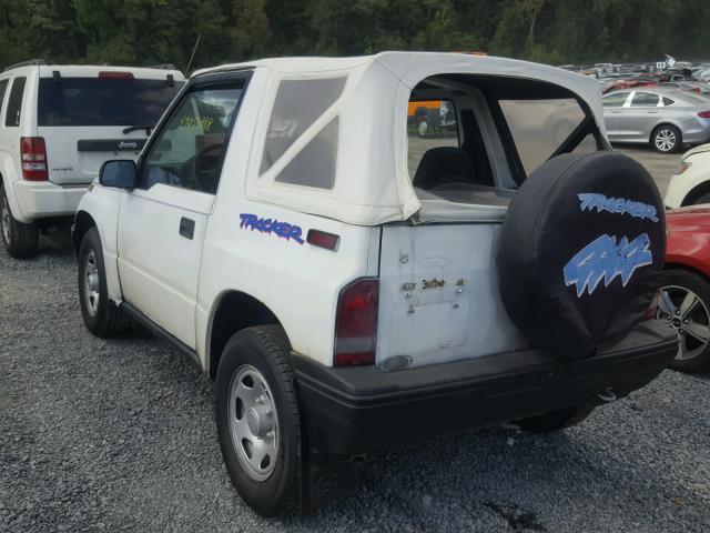 2CNBJ18U0N6942899 - 1992 GEO TRACKER WHITE photo 3